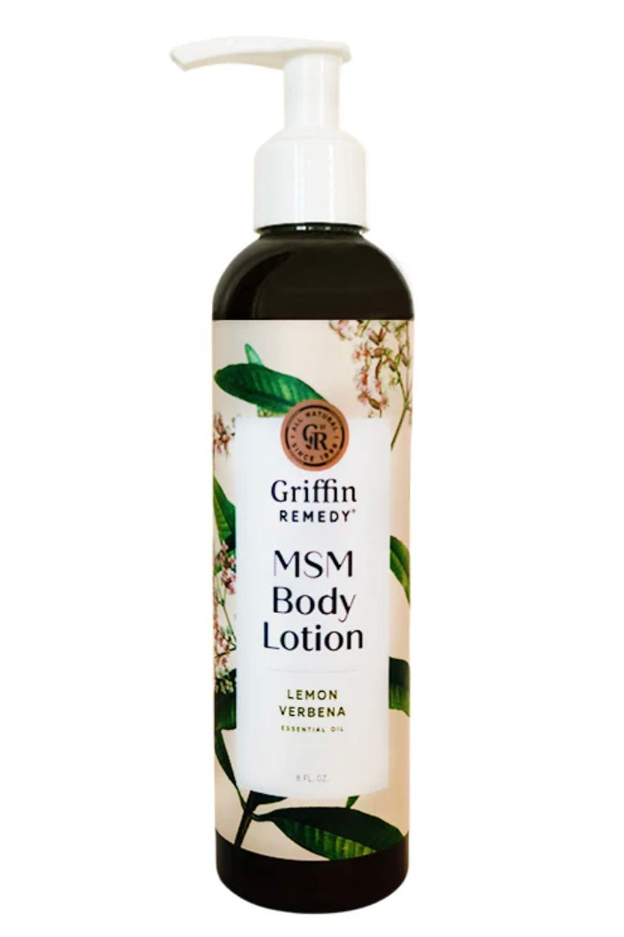 Griffin Remedy MSM Body Lotion-Lemon Verbena