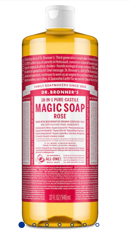 Dr. Bronners Magic Soap Rose