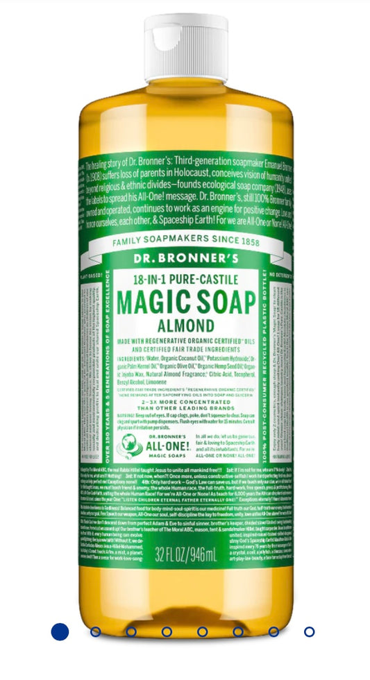 Dr. Bronners Magic Soap Hemp Almond