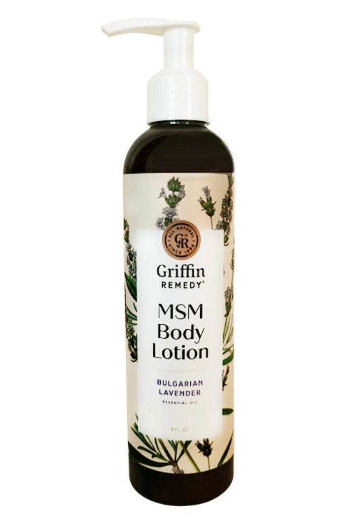 Griffin Remedy MSM Body Lotion-Bulgarian Lavender