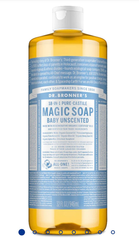 Dr. Bronners Magic Soap Unscented